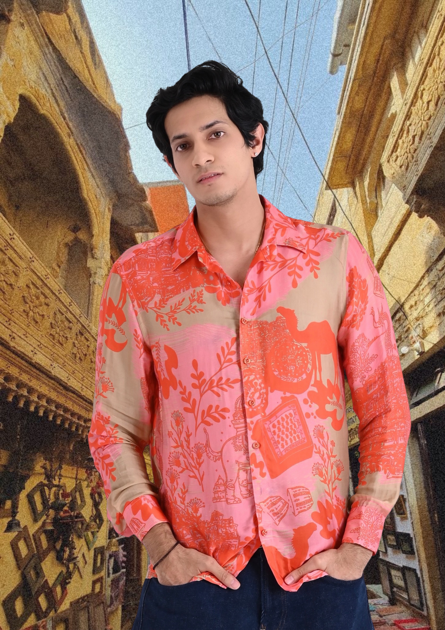 Ajmeri Gate Silk Shirt