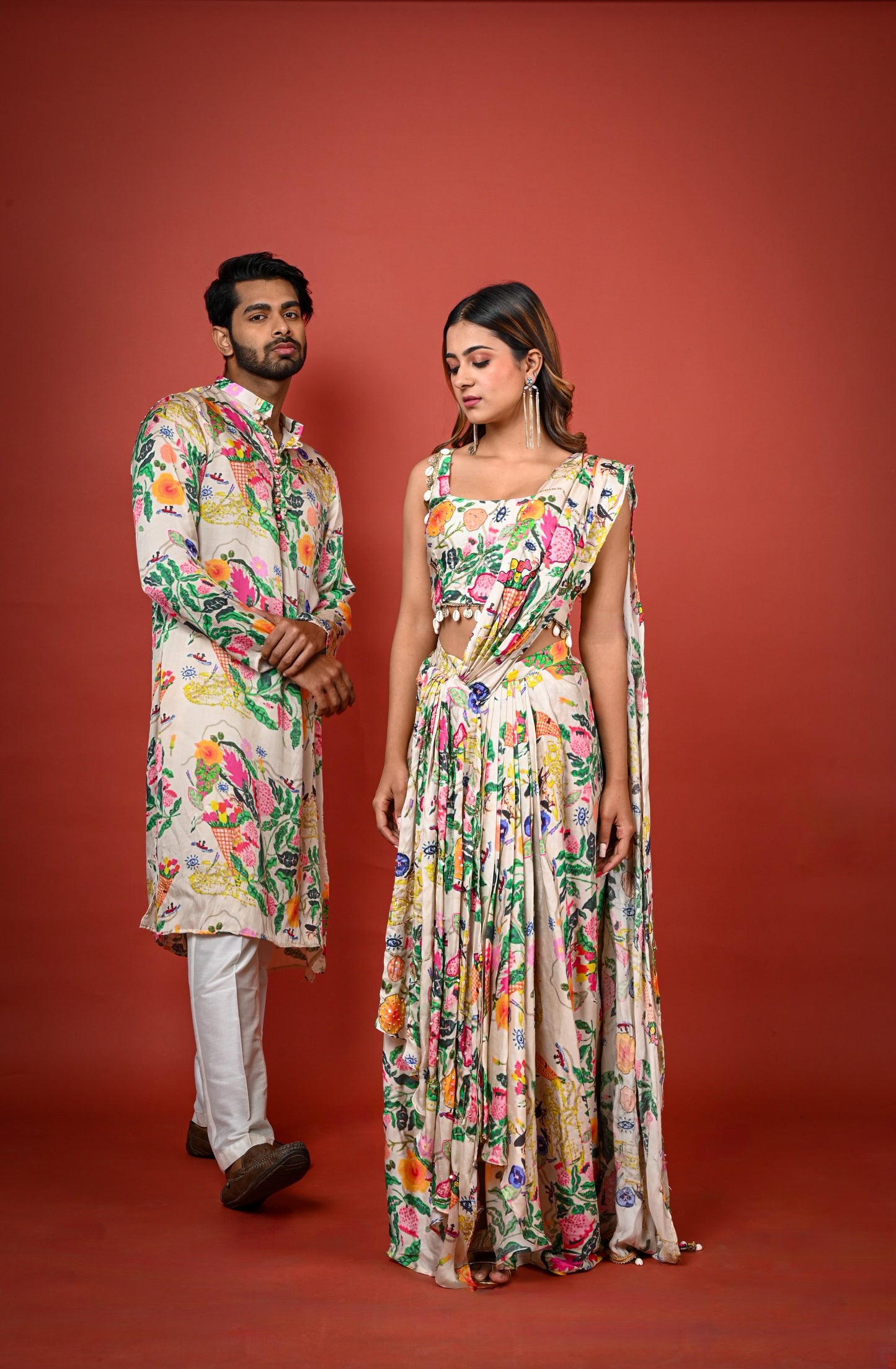 Guldasta Pre-Draped Saree