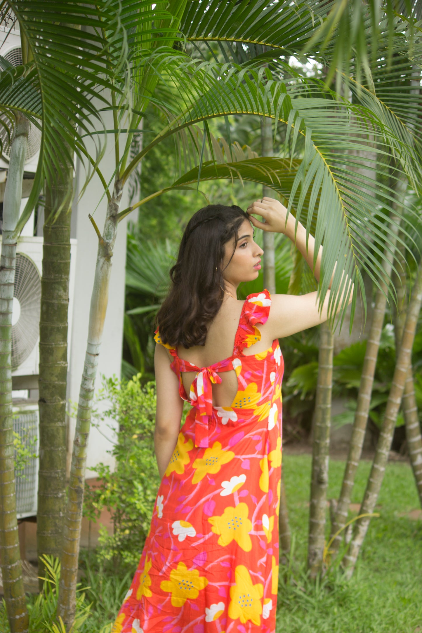 Find me in a Flower Field Midi Dress
