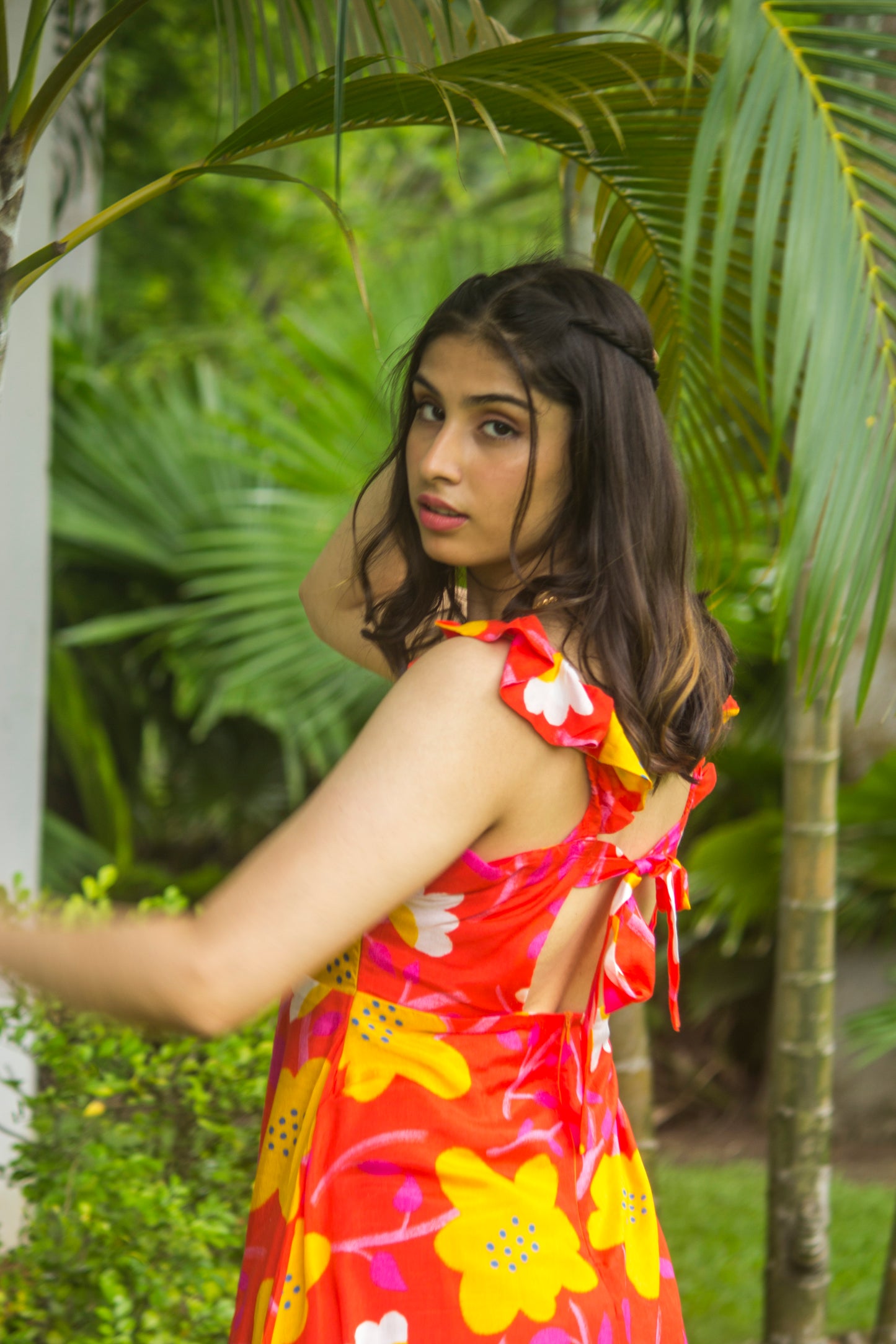 Find me in a Flower Field Midi Dress
