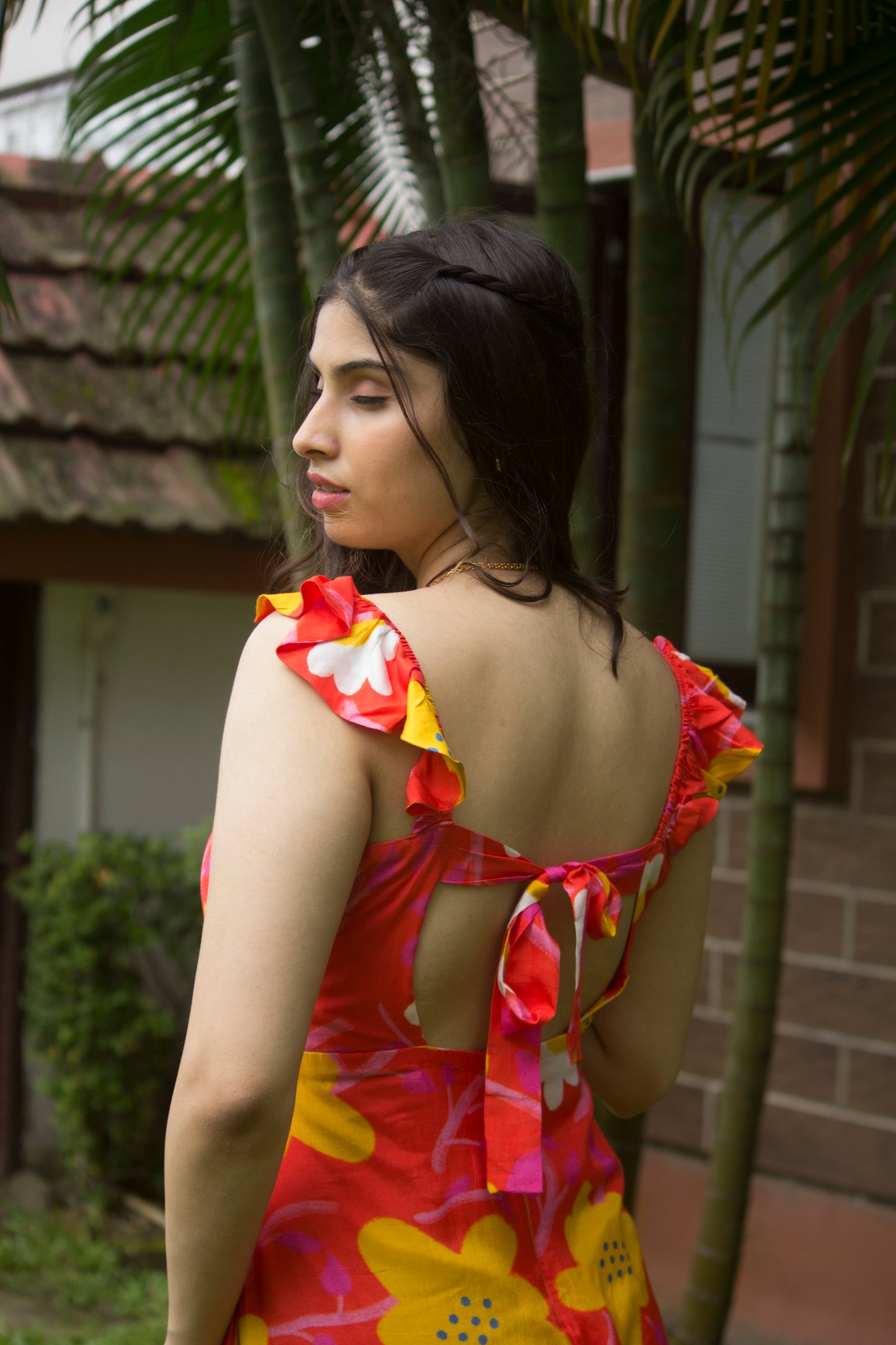 Find me in a Flower Field Midi Dress