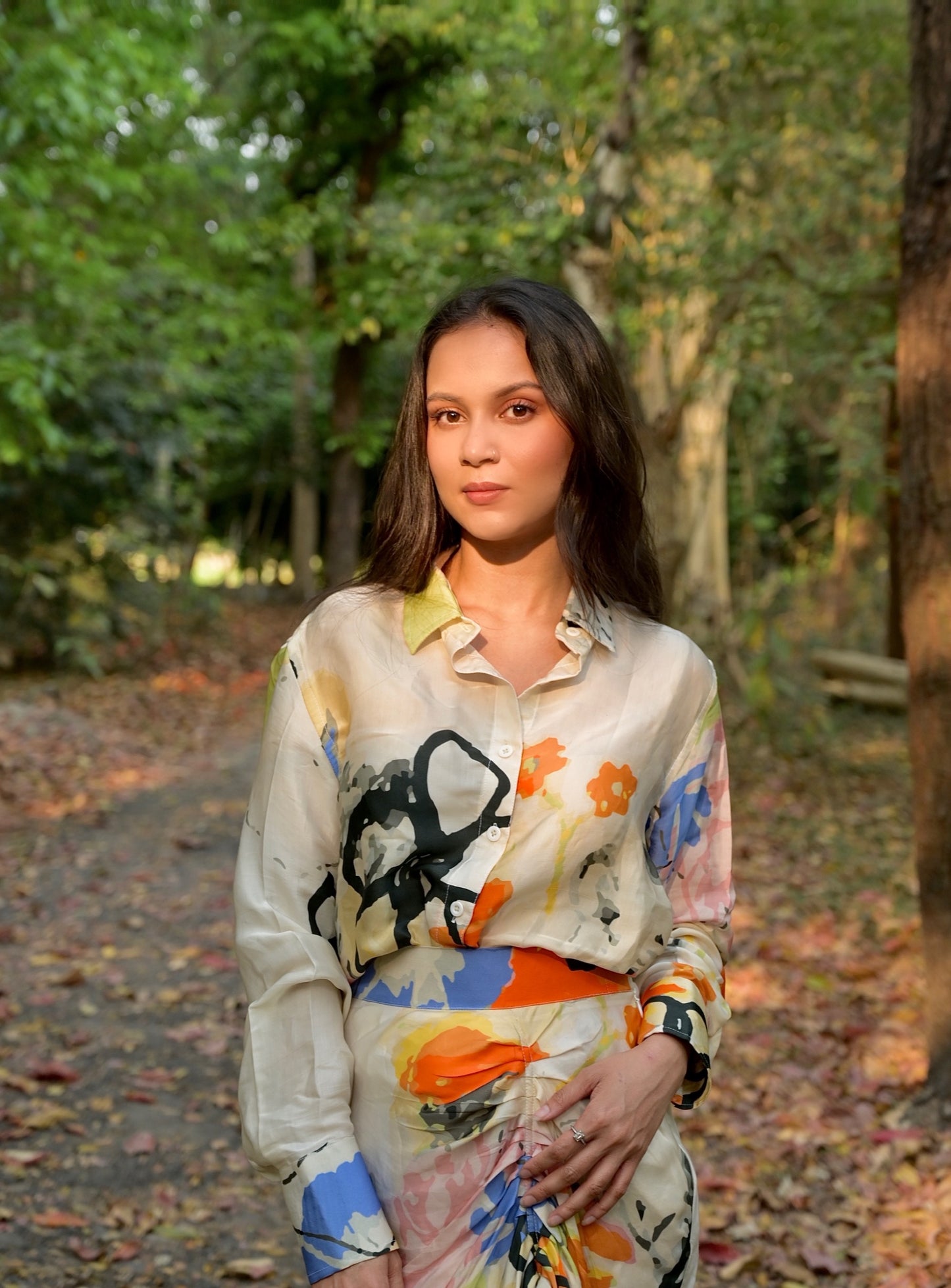 Fleur Silk Shirt