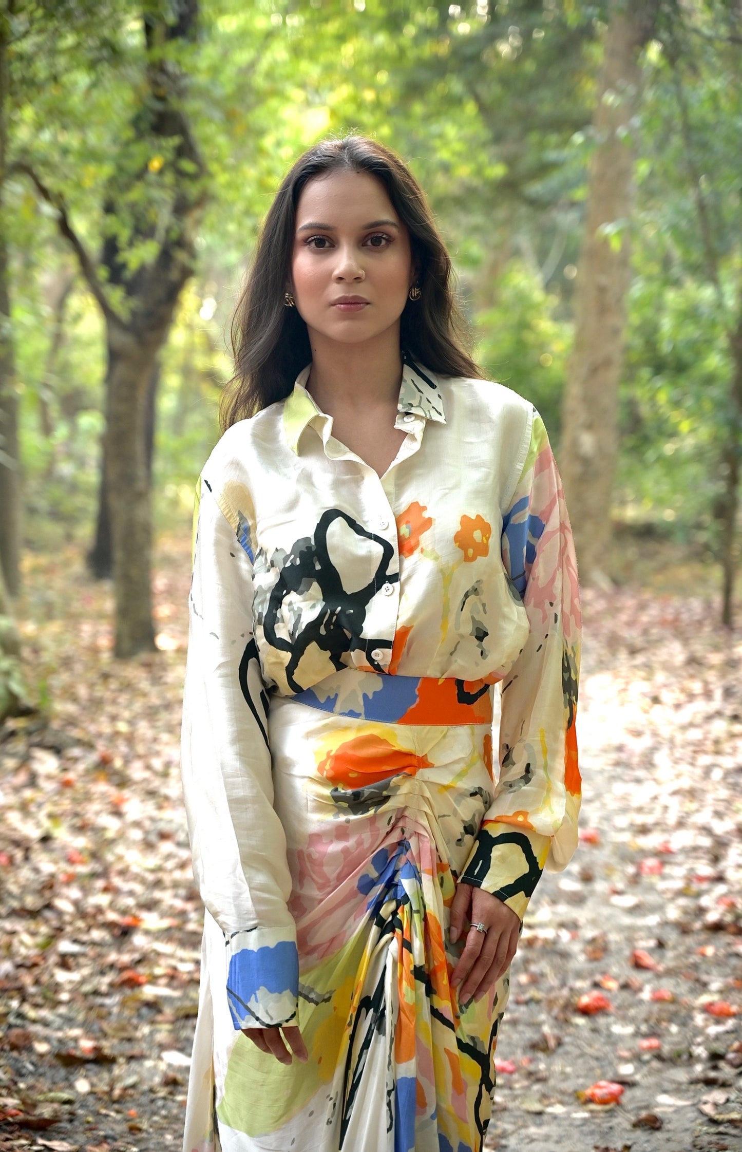 Fleur Silk Shirt
