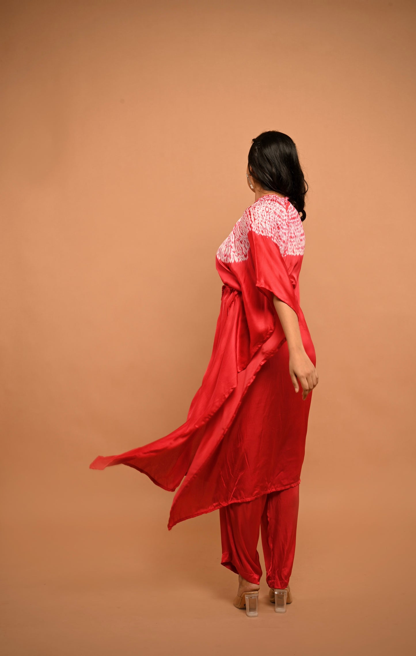 Bandhej Kaftan Set